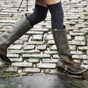 Sorel Slimpack Tall Equestrian Riding Boot Gray